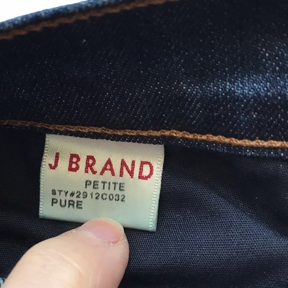 J Brand Petite Pencil Leg Pure Wash Denim Skinny Jeans Size 25P Style 91… - Picture 8 of 8
